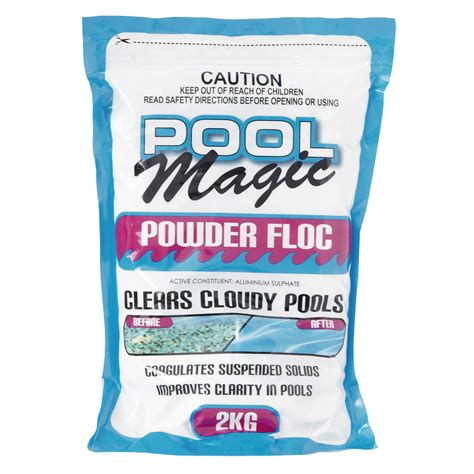 Blue magic pool powder
